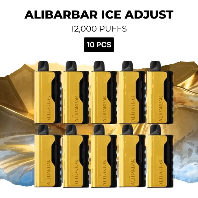 Alibarbar Ice Adjust 12000 device, 12,000 puffs
