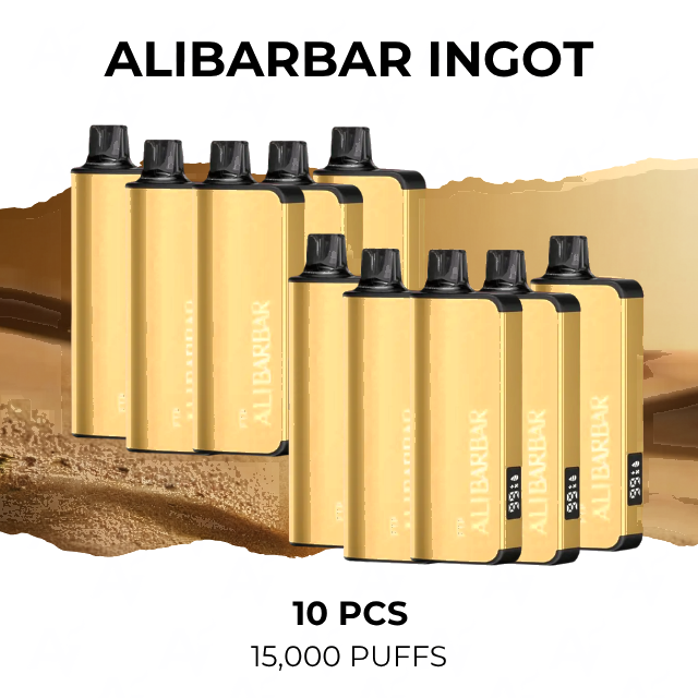 Alibarbar Ingot 15000 device, 15,000 puffs