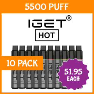 IGET Hot 5500 (10-Pack), genuine IGET stock