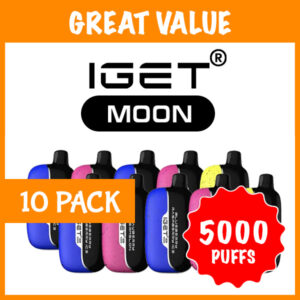 IGET Moon 5000 (10-Pack), genuine IGET stock