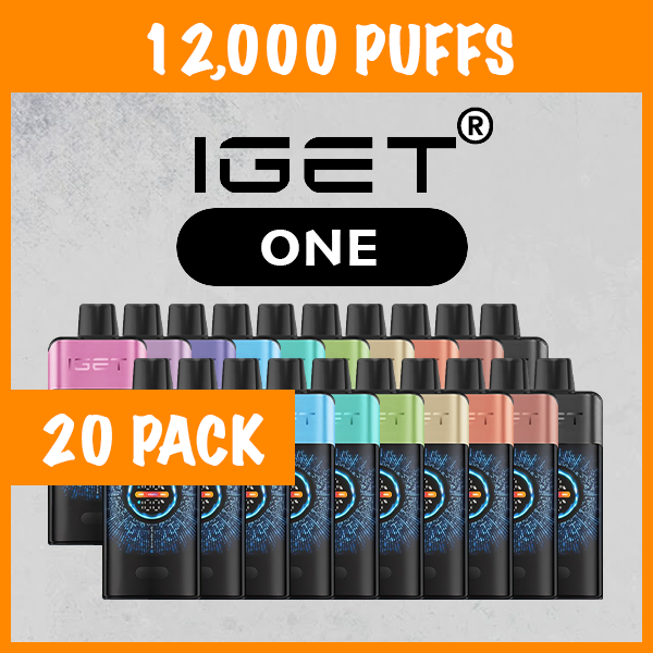 IGET One 12000 (20-Pack), genuine IGET stock