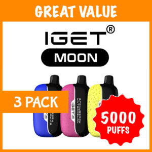 IGET Moon 5000 (3-Pack), genuine IGET stock
