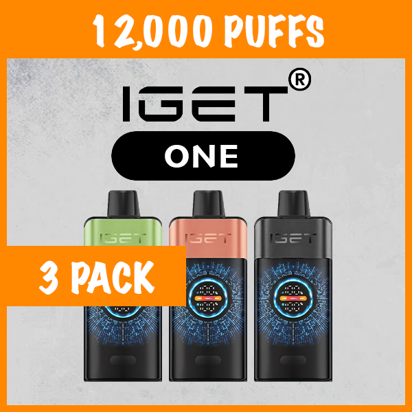 IGET One 12000 (3-Pack), genuine IGET stock