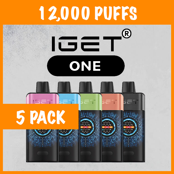IGET One 12000 (5-Pack), genuine IGET stock