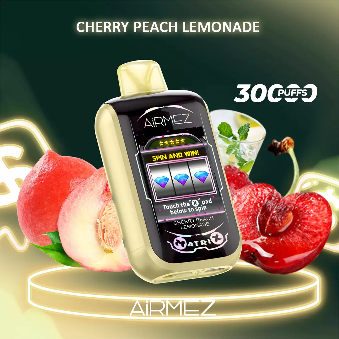 Airmez Matrix Pro 30000, Cherry Peach Lemonade, genuine Airmez stock