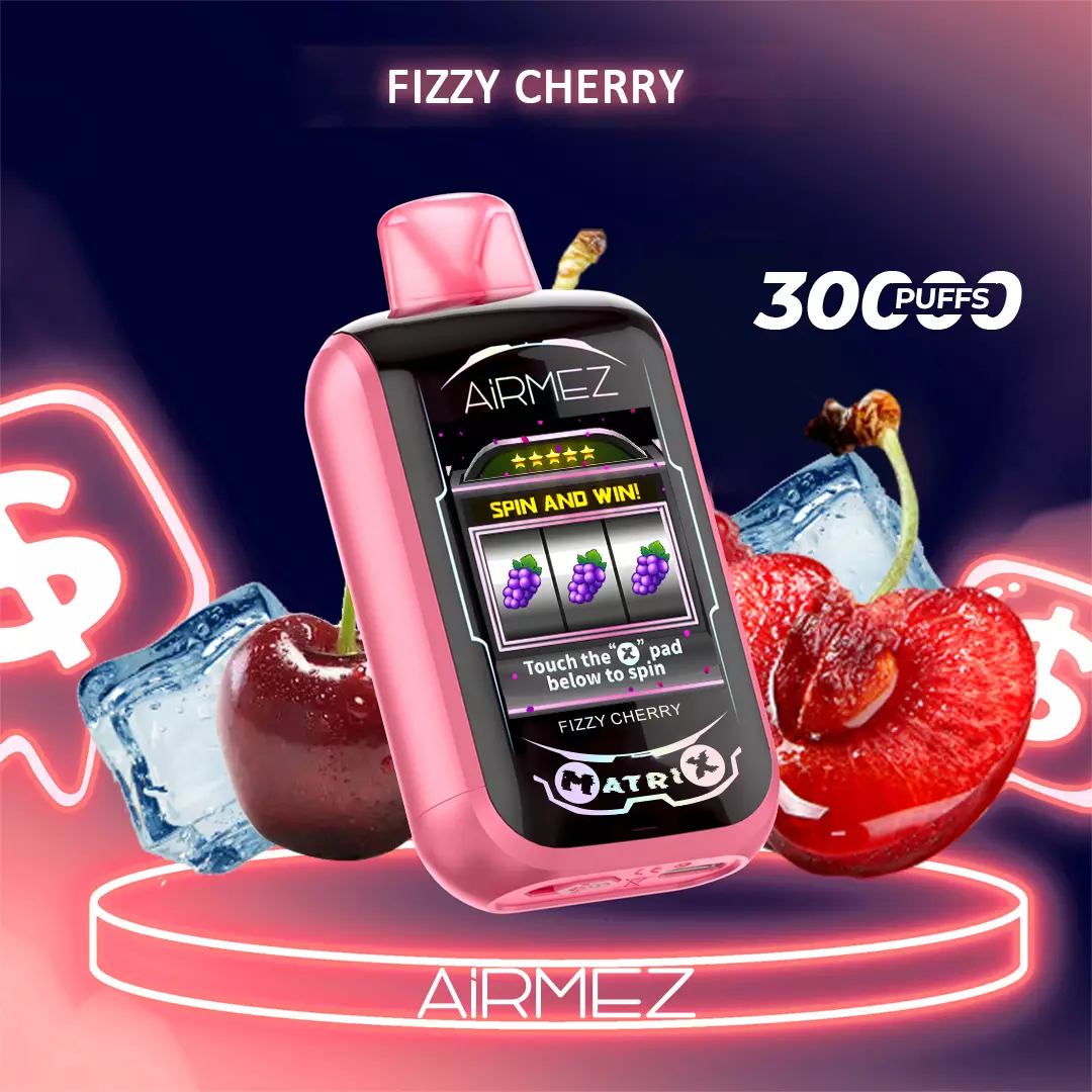 Airmez Matrix Pro 30000, Fizzy Cherry, genuine Airmez stock