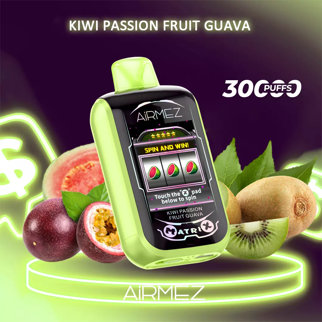 Airmez Matrix Pro 30000, Kiwi Passionfruit Guava, genuine Airmez stock