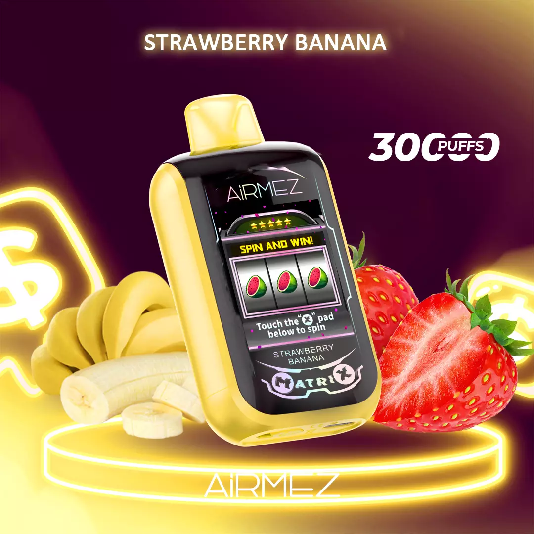 Airmez Matrix Pro 30000, Strawberry Banana, genuine Airmez stock