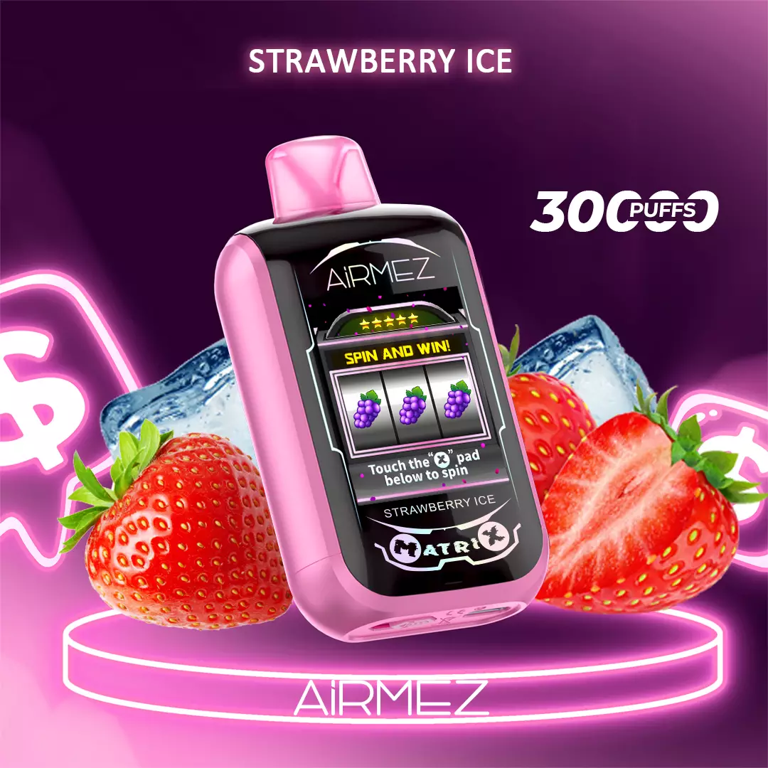 Airmez Matrix Pro 30000, Strawberry Ice, genuine Airmez stock