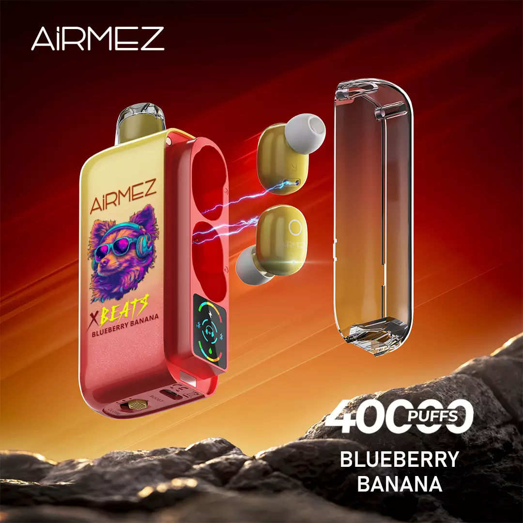 Airmez Xbeats 40000, Blueberry Banana, genuine Airmez stock