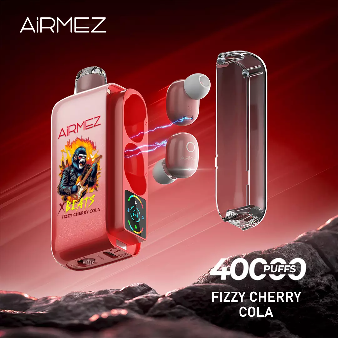 Airmez Xbeats 40000, Fizzy Cherry Cola, genuine Airmez stock