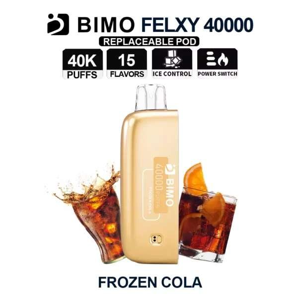 BIMO Felxy 40000 Pod, Frozen Cola, genuine BIMO stock