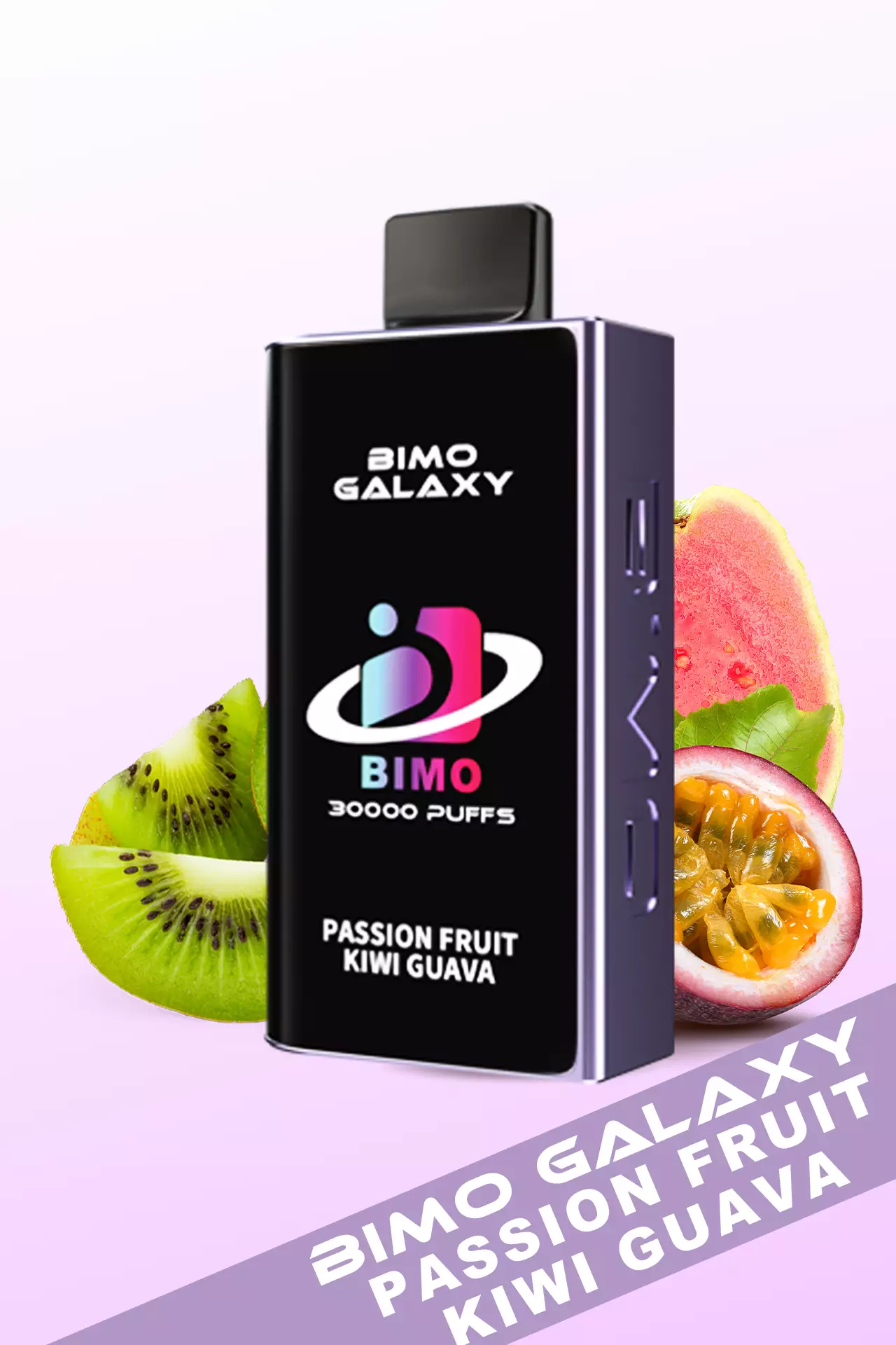 BIMO Galaxy 30000, Passion Fruit Kiwi Guava, genuine BIMO stock