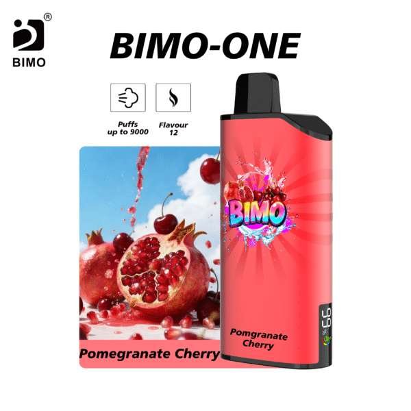 BIMO One 9000, Pomegranate Cherry, genuine BIMO stock