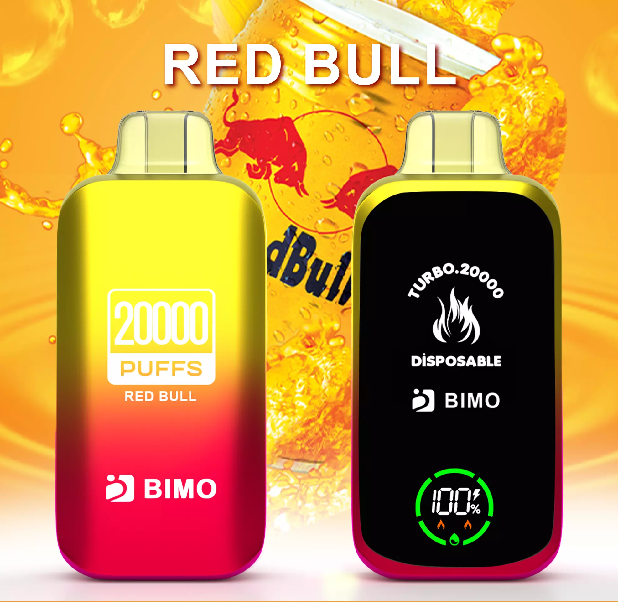 BIMO Turbo 20000, Red Bull, genuine BIMO stock