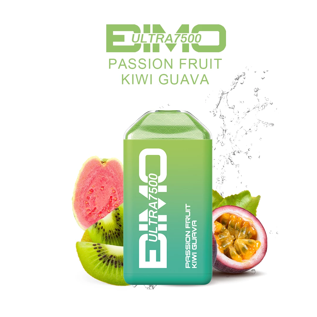 BIMO Ultra 7500, Passion Fruit Kiwi Guava, genuine BIMO stock