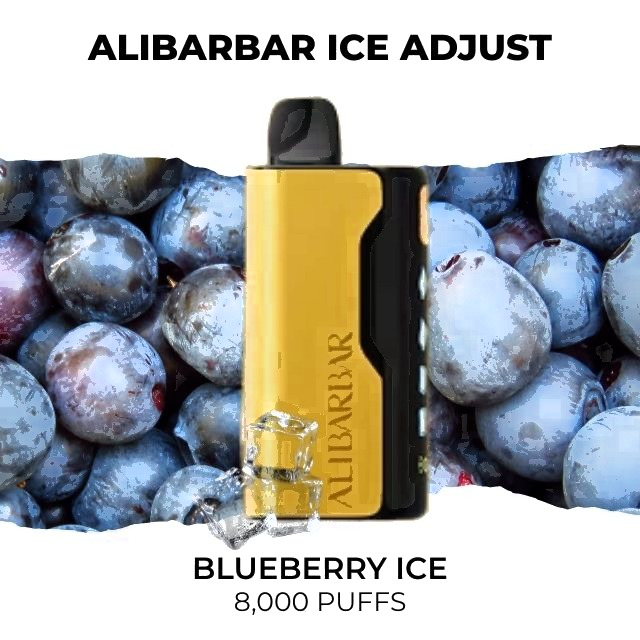 Alibarbar Ice Adjust 12000, Blueberry Ice