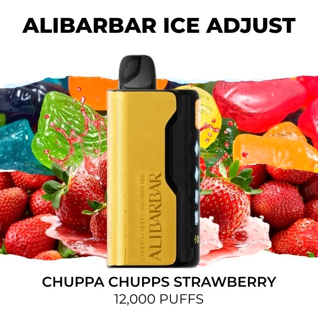 Alibarbar Ice Adjust 12000, Chuppa Chupps Strawberry