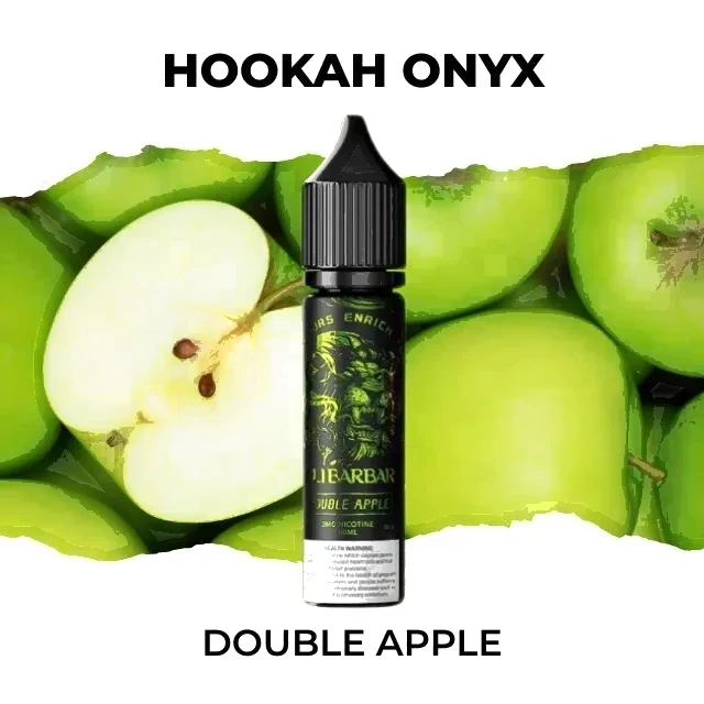 Alibarbar Hookah Onyx disposable vape, Double Apple flavour