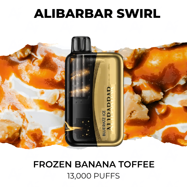 Alibarbar Swirl 13000, Frozen banana toffee