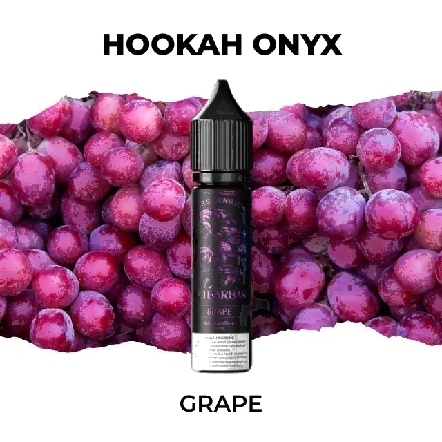 Alibarbar Hookah Onyx disposable vape, Grape flavour