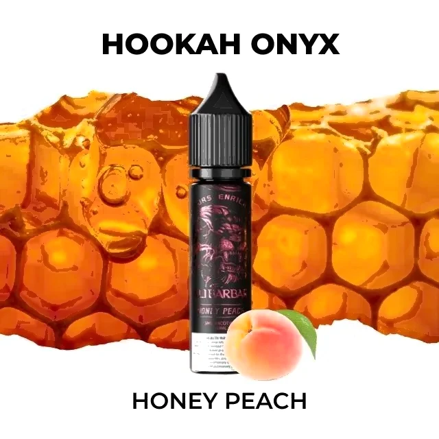 Alibarbar Hookah Onyx disposable vape, Honey Peach flavour