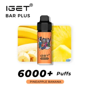 IGET Bar Plus 6000, Pineapple Banana, genuine IGET stock