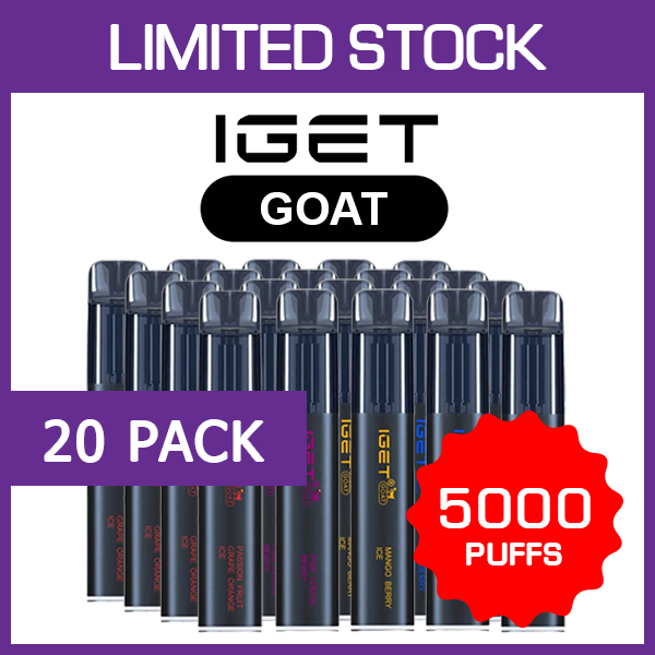 IGET Goat 5000 (20-Pack), genuine IGET stock