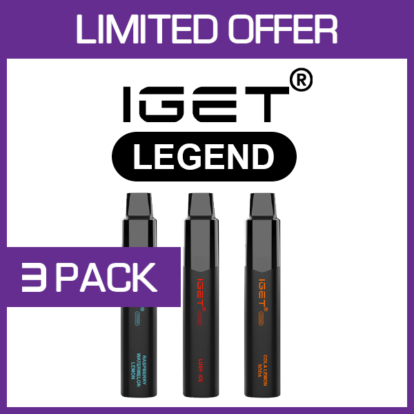 IGET Legend 4000 (3-Pack), genuine IGET stock
