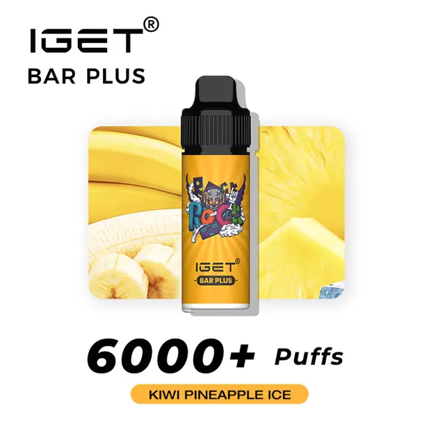 Kiwi Pineapple Ice – IGET Bar Plus 6000 Puffs Australia