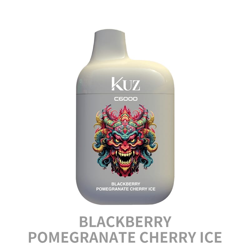KUZ 6000, Blackberry Pomegranate Cherry Ice, genuine Kuz stock