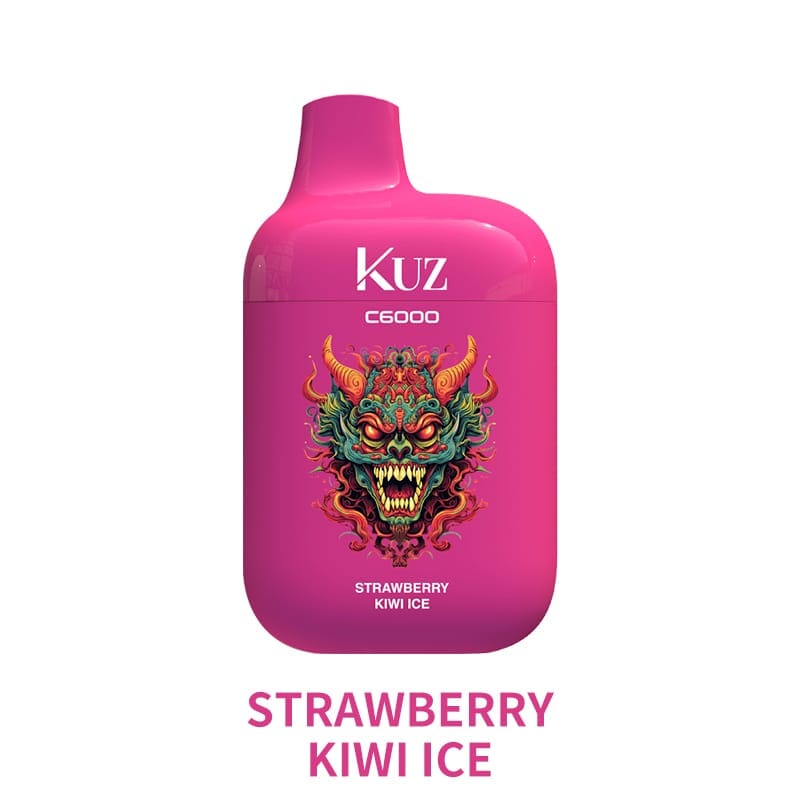 KUZ 6000, Strawberry Kiwi Ice, genuine Kuz stock