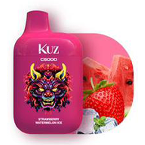 KUZ 6000, Strawberry Watermelon Ice, genuine Kuz stock