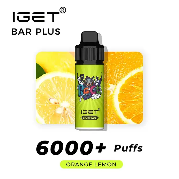 Orange Lemon – IGET Bar Plus 6000 Puffs Australia