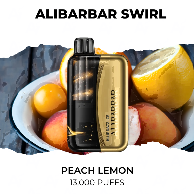 Alibarbar Swirl 13000, Peach lemon