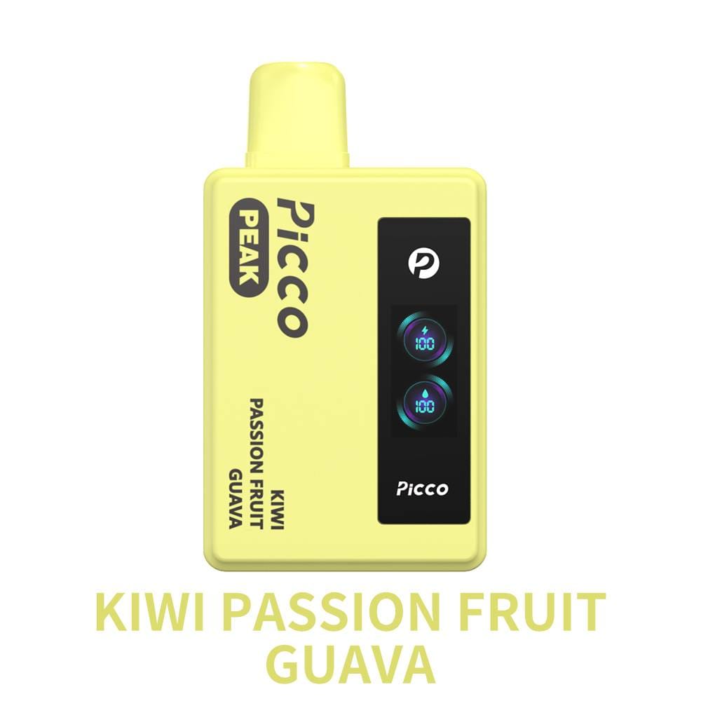 Picco Peak 6000, Kiwi Passion Fruit Guava, genuine Picco stock
