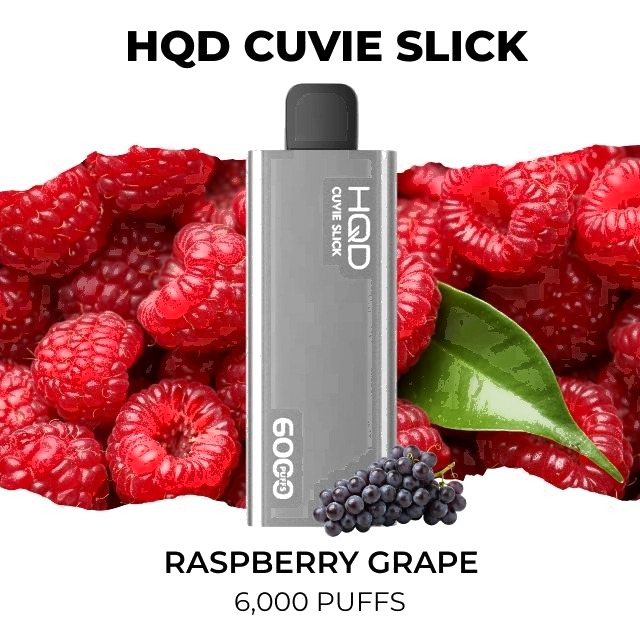 HQD Cuvie Slick 6000, Raspberry Grape