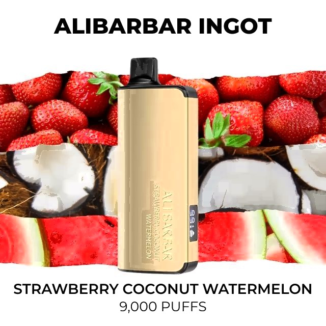 Alibarbar Ingot 9000, Strawberry Coconut Watermelon