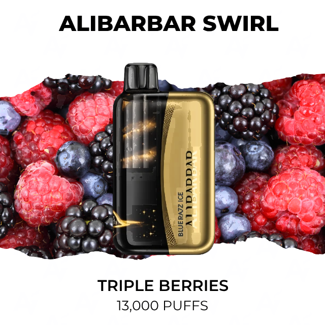 Alibarbar Swirl 13000, Triple berries