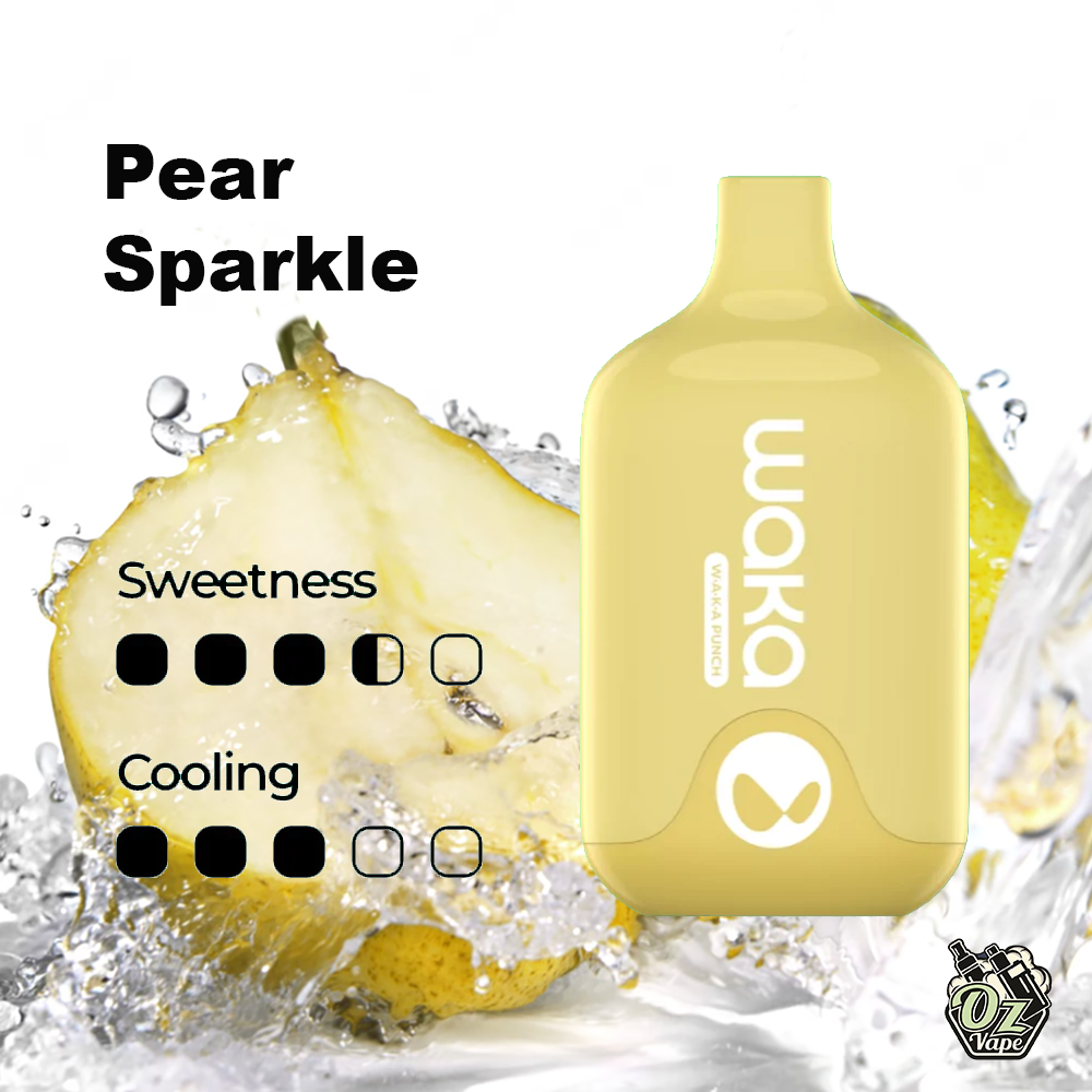 Waka Smash 6000, Pear Sparkle, genuine Waka stock