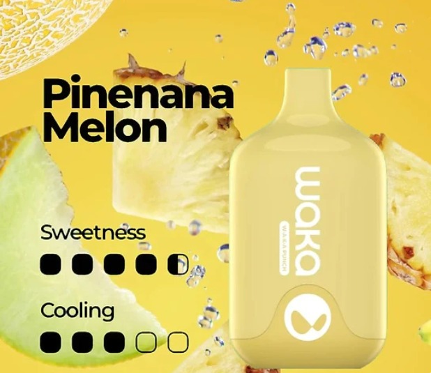 Waka Smash 6000, Pineana Melon, genuine Waka stock
