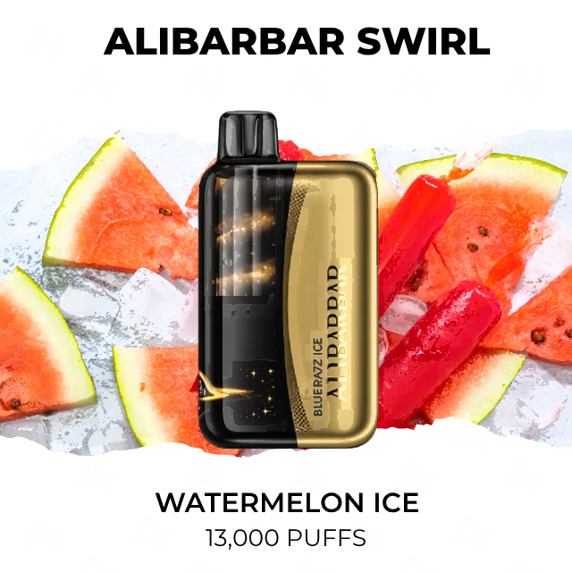Alibarbar Swirl 13000, Watermelon ice